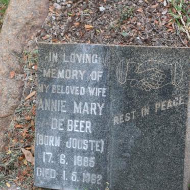 BEER Annie Mary, de nee JOOSTE 1885-1962
