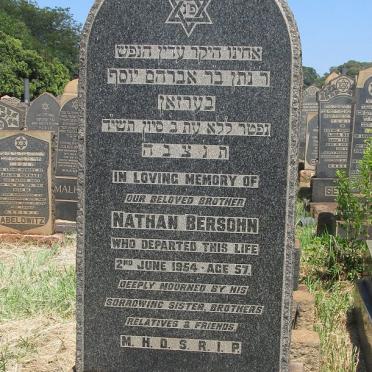 BERSOHN Nathan -1954