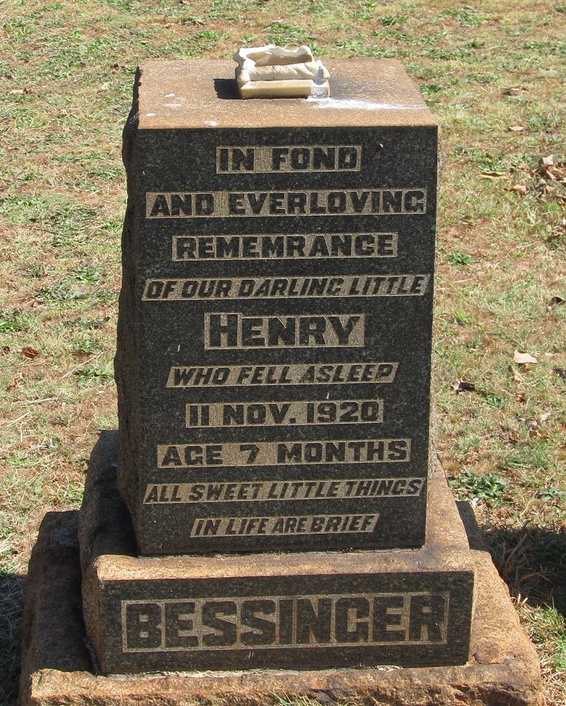 BESSINGER Henry -1920