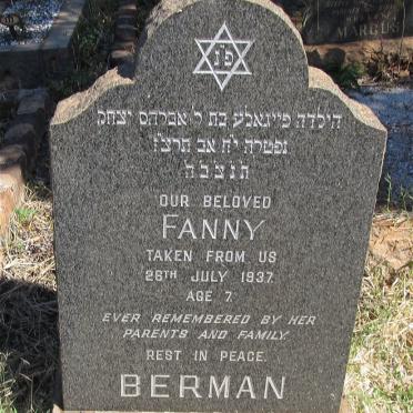 BERMAN Fanny -1937