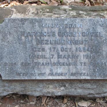 BEZUIDENHOUT Martinus Christoffel 1894-1916