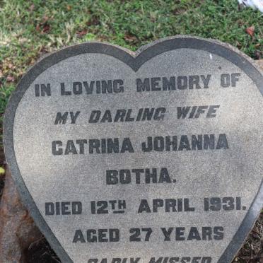 BOTHA Catrina Johanna -1931