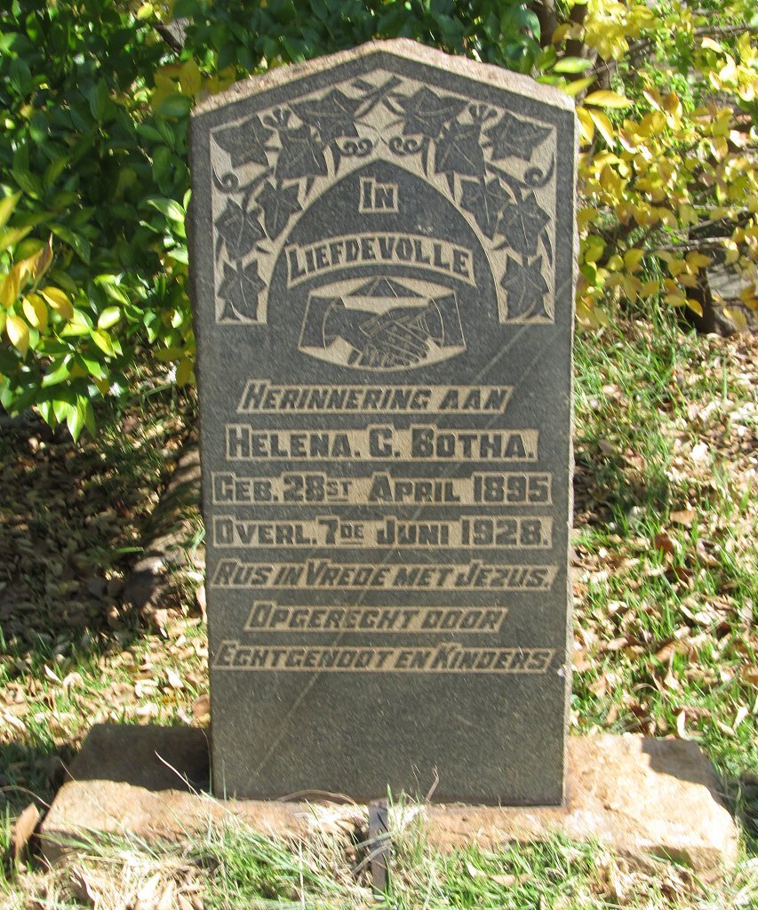 BOTHA Helena G. 1895-1928