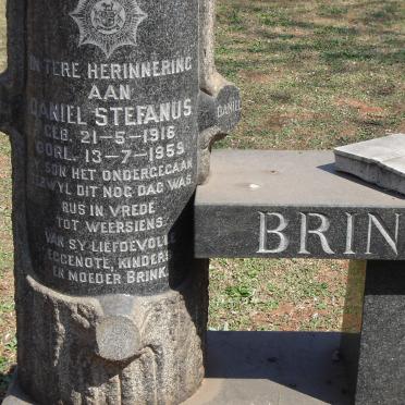 BRINK Daniel Stefanus 1916-1959