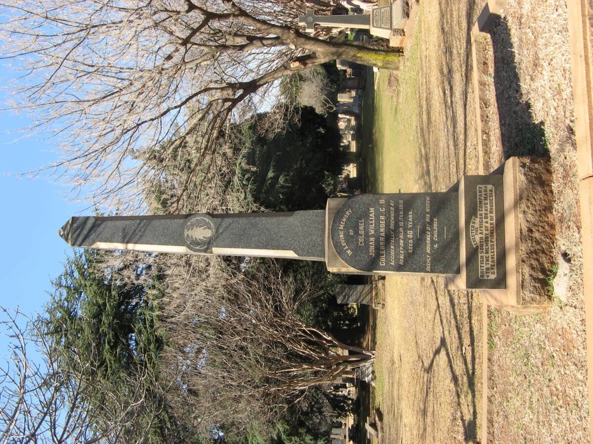 COLENBRANDER Johan William -1918