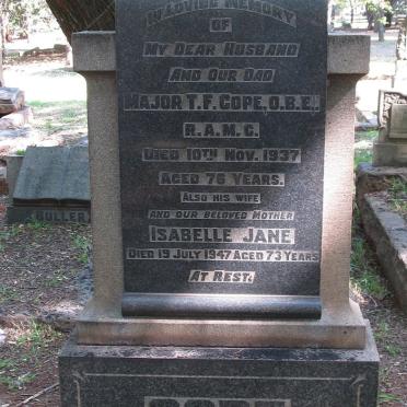 COPE T.F. -1937 &amp; Jane -1947