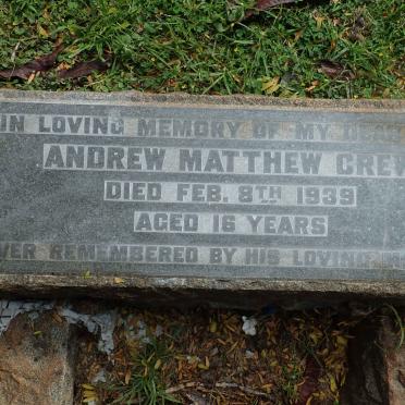 CREW Andrew Matthew -1939