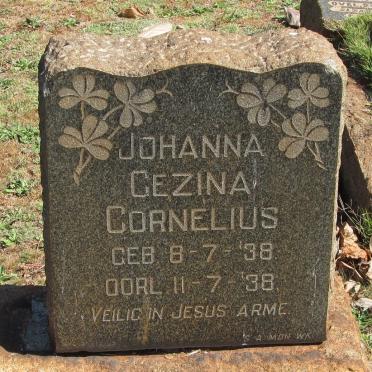 CORNELIUS Johanna Gezina 1938-1938