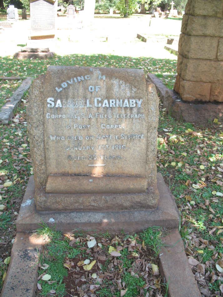 CARNABY Samuel -1916