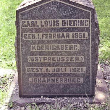 DIERING Carl Louis 1851-1921