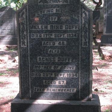 DUFF Helen Bird -1934 :: DUFF  Agnes -1934