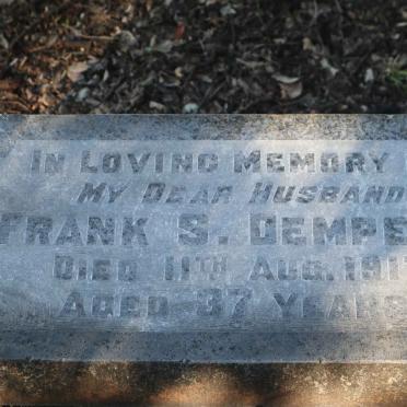 DEMPERS Frank S. -1917