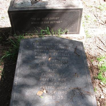 FRIZELLE Samuel J. -1934 &amp; Fanny May -1940