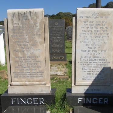FINGER Simon -19?7 &amp; Leah -1958