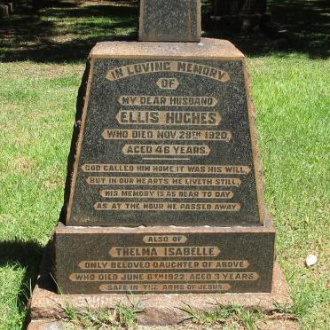 HUGHES Ellis -1920 :: HUGHES Thelma Isabelle -1922