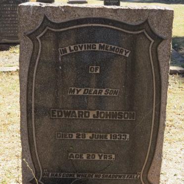 JOHNSON Edward -1933