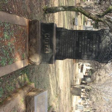 KOTZE Magritha Alletha nee TAIT 1901-1920