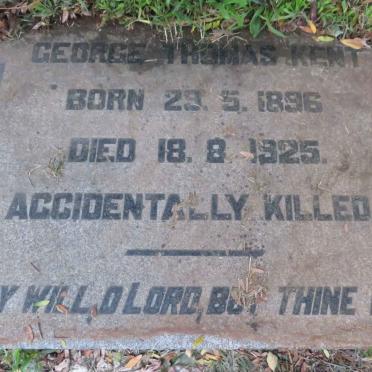 KENT George Thomas 1896-1925