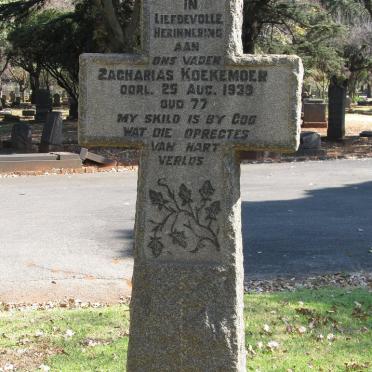 KOEKEMOER Zacharias -1939