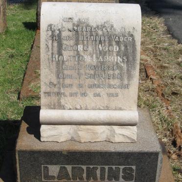 LARKINS George Wood Holtton 1886-1936