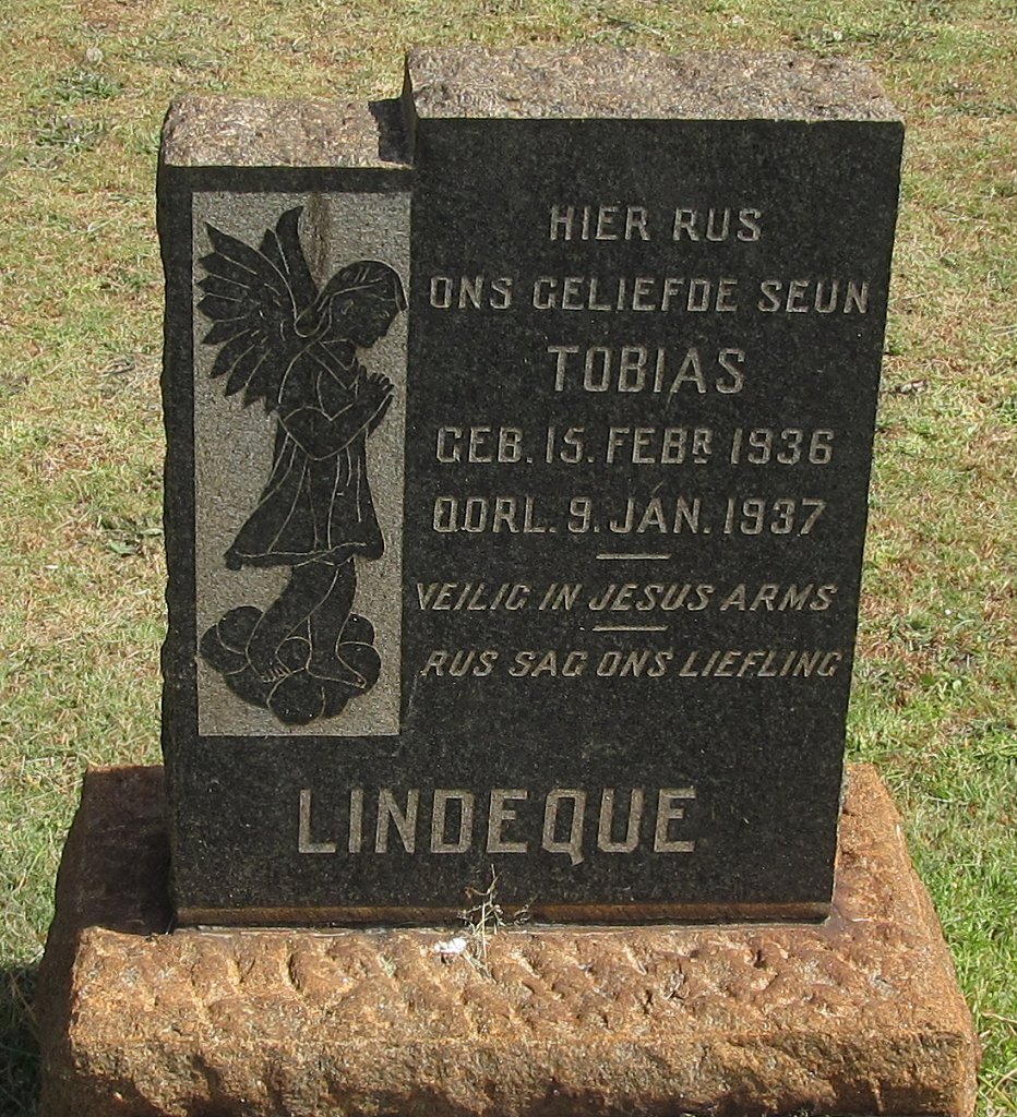 LINDEQUE Tobias 1936-1937