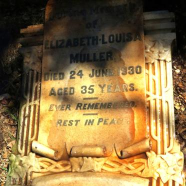 MULLER Elizabeth Louisa -1930