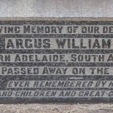 MUTCH Argus William 1870-1950