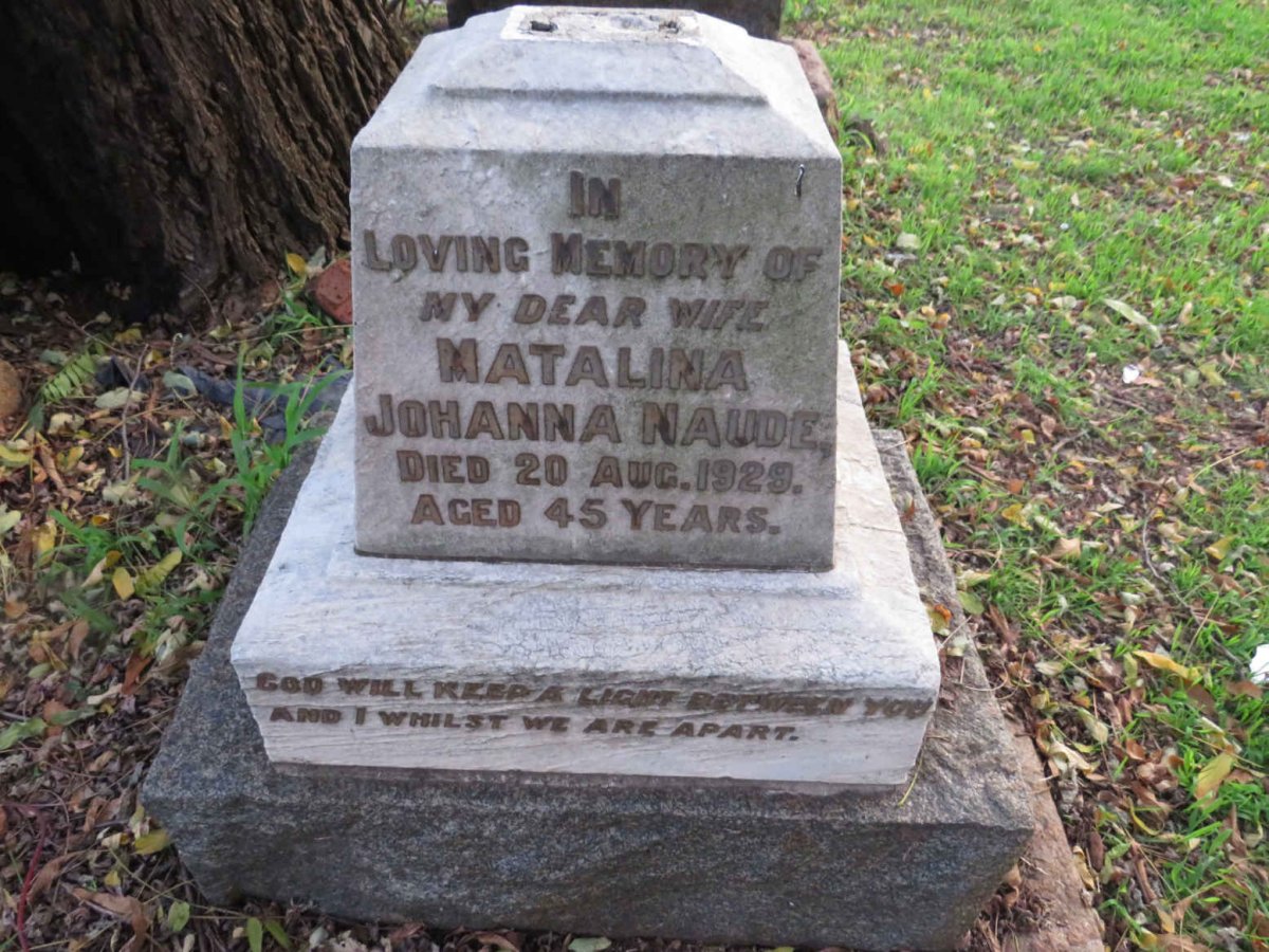 NAUDE Natalina Johanna -1929