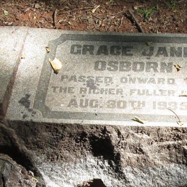 OSBORN Grace Jane -1935