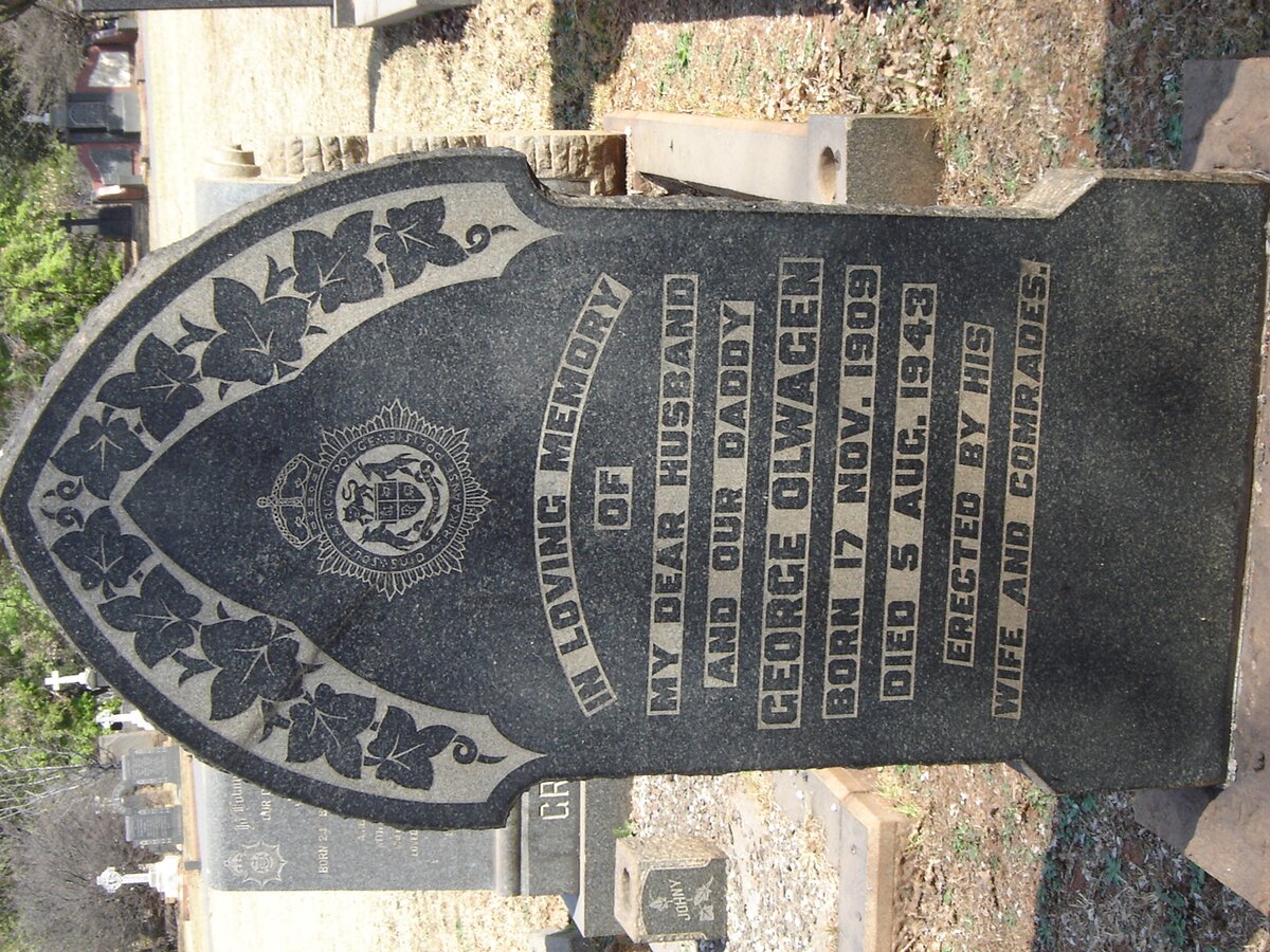 OLWAGEN George 1909-1943