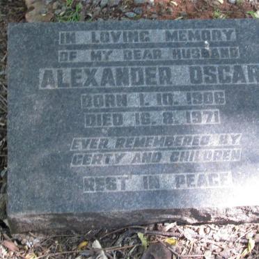 OSCAR Alexander 1906-1971