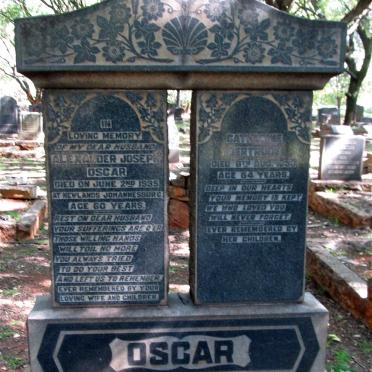 OSCAR Alexander Joseph -1935 &amp; Cathrine Gertrude -19?