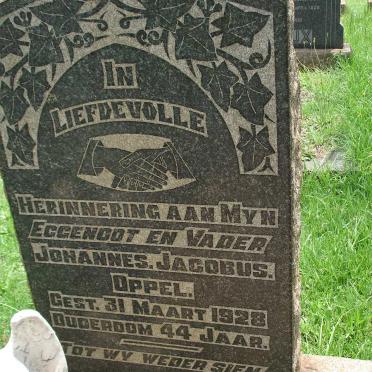 OPPEL Johannes Jacobus -1928