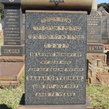 OSTERMAN Sarah -1927