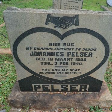 PELSER Johannes 1908-1940