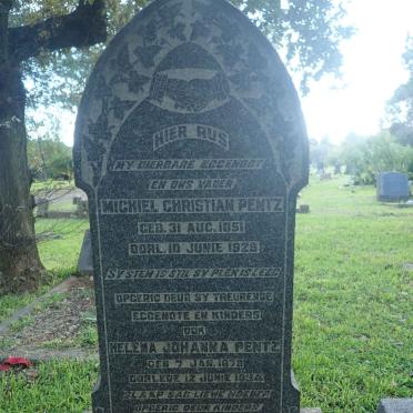PENTZ Michiel Christian 1851-1929 &amp; Helena Johanna 1873-1934