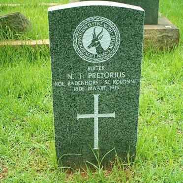 PRETORIUS N.T. -1915