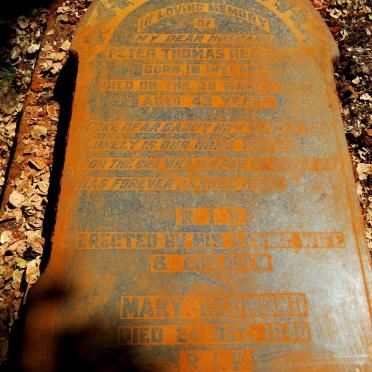 REDMOND Peter Thomas -1928 &amp; Mary -1940