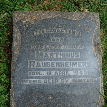 RAUBENHEIMER Marthinus -1940