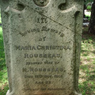 ROUSSEAU Maria Christina -1918