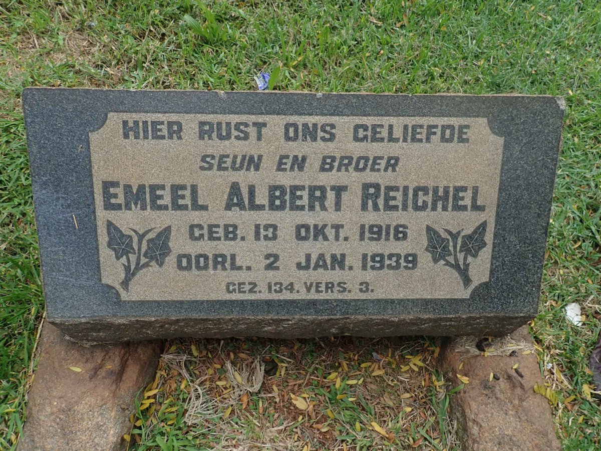 REICHEL Emeel Albert 1916-1939
