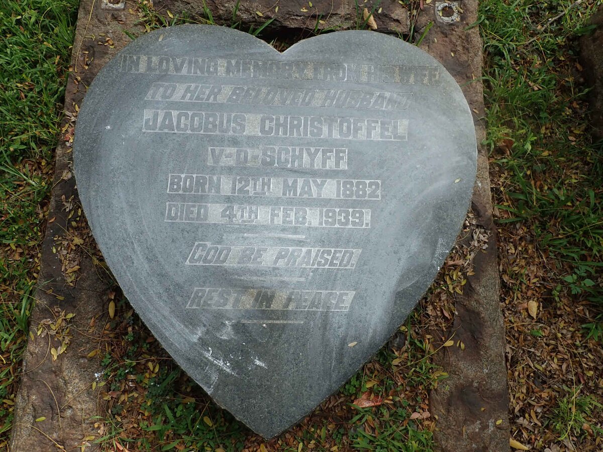 SCHYFF Jacobus Christoffel, v.d. 1882-1939