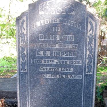 SIMPSON Doris Enid -1938