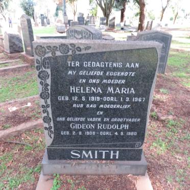 SMITH Gideon Rudolph 1908-1980 &amp; Helena Maria 1919-1967