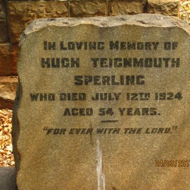 SPERLING Hugh Teignmouth -1924