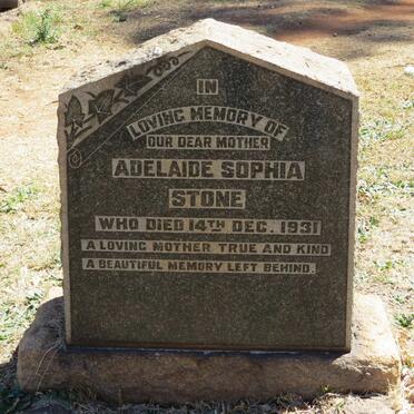 STONE Adelaide Sophia -1931