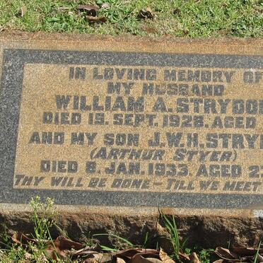 STRYDOM William A. -1928 :: STRYDOM J.W.H. -1933
