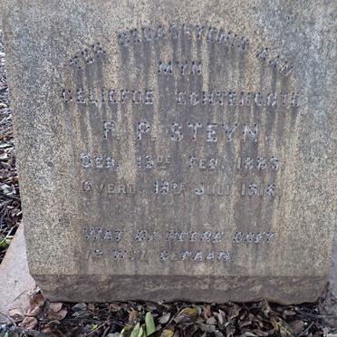 STEYN P.P. 1889-1916