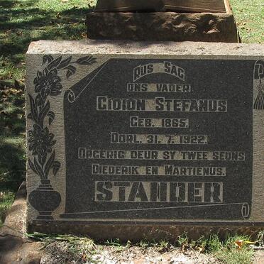 STANDER Gideon Stefanus 1865-1922