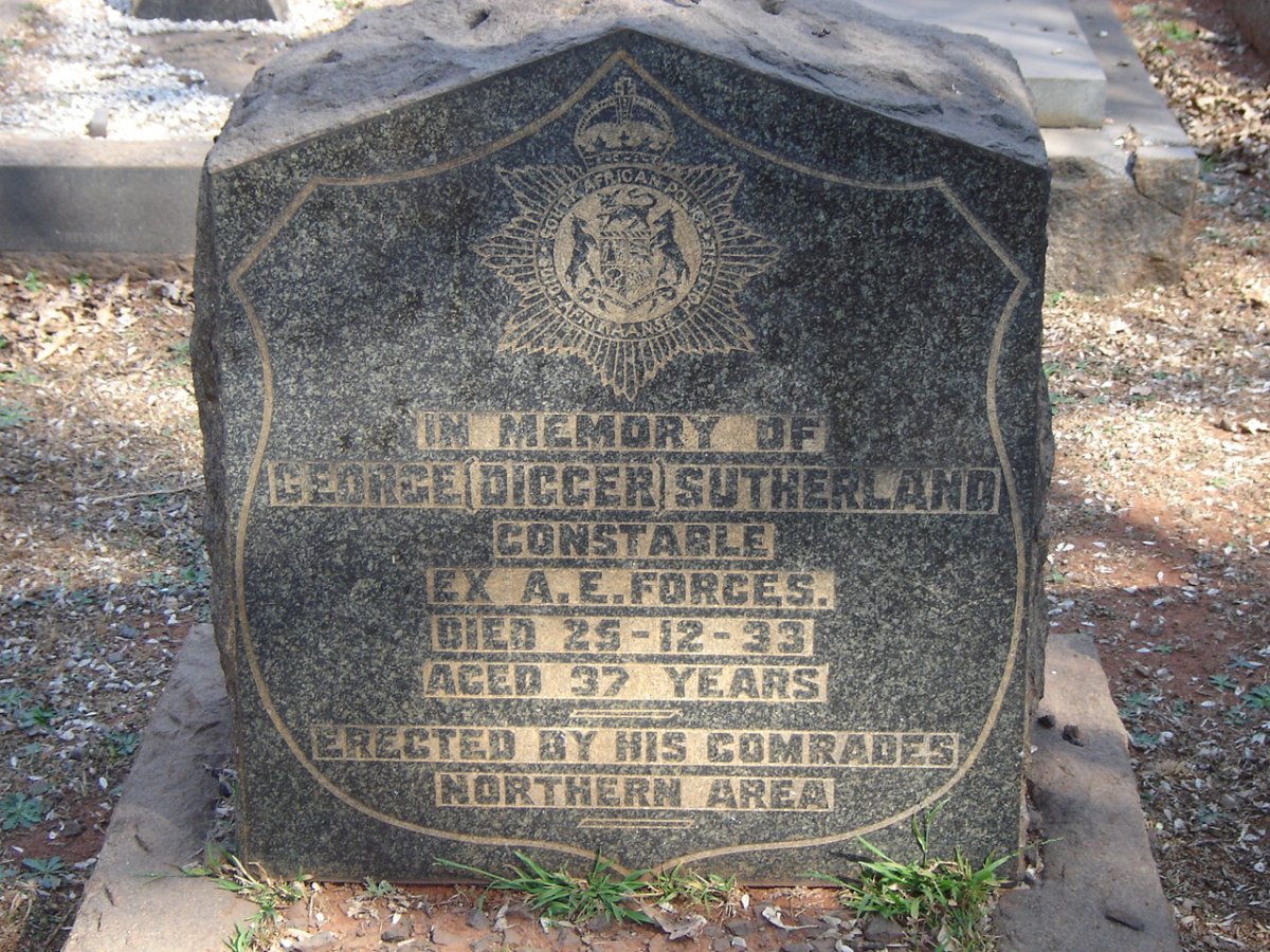 SUTHERLAND George -1933